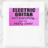 エレキギターは全て長方形スティック 長方形シール (バッグ)