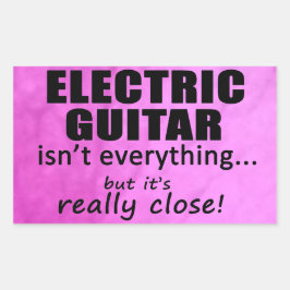 エレキギターは全て長方形スティック 長方形シール