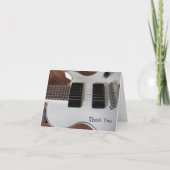 エレキギターは感謝していしています サンキューカード (正面)