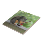 エレキギターを演奏しているリス タイル (側面)