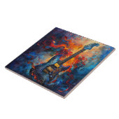 エレキギターアートセラミックタイル タイル (側面)