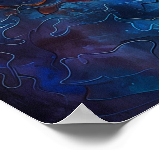 エレキギターアートポスター ポスター (角)