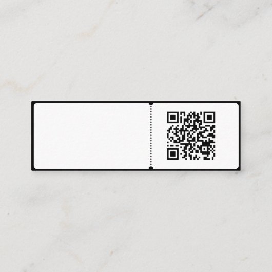 エレキギターインストラクター スキニー名刺 (裏面)