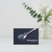 エレキギターインストラクター 名刺 (スタンド正面)