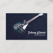 エレキギターインストラクター 名刺 (正面)