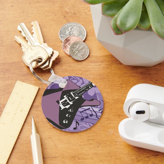 エレキギターキーチェーン キーホルダー