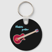 エレキギターキーチェーン キーホルダー (裏面)