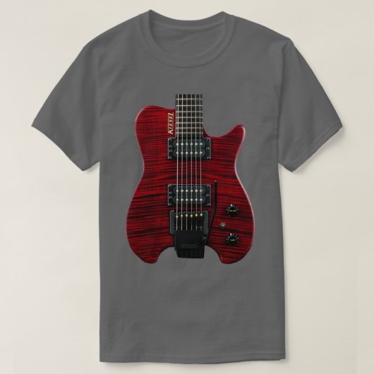 エレキギターギーク Tシャツ (デザイン正面)