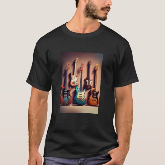 エレキギタークールコレクションF Tシャツ (正面)