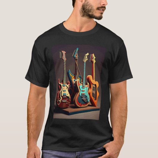 エレキギタークールコレクションF Tシャツ (正面)