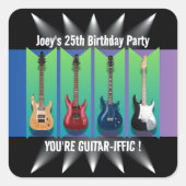 エレキギターコレクションSpotlightスタンプ スクエアシール (正面)