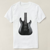 エレキギターシャ男性へツロックバンドT Tシャツ (デザイン正面)