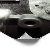 エレキギタースクエアプリント ポスター (角)