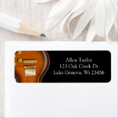 エレキギターストリングスミュージカル ラベル (インサイチュ)