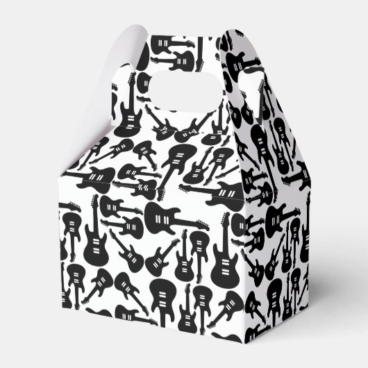 エレキギターパターン音楽をテーマにしたカスタムカラー フェイバーボックス (裏面サイド)