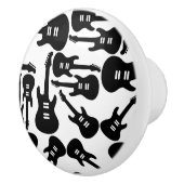 エレキギターパターン音楽主題カスタム色 セラミックノブ (右)