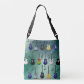 エレキギターパターン クロスボディバッグ (裏面)