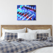 エレキギターブリッジ キャンバスプリント (インサイチュ (寝室))