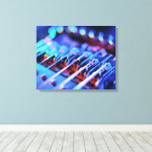 エレキギターブリッジ キャンバスプリント (インサイチュ (ウッドフロア))