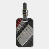 エレキギターブリッジ，ストリング ラゲッジタグ (正面縦)