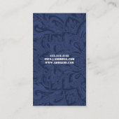 エレキギタープレーヤー音楽芸術家カードコンサート 名刺 (裏面)