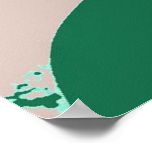 エレキギターポップ・アートのアート ポスター (角)