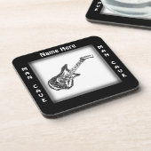 エレキギターマンケーブカスタム コースター (左側)