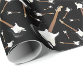 エレキギターミュージシャン音楽先生 ラッピングペーパー (ロールコーナー)