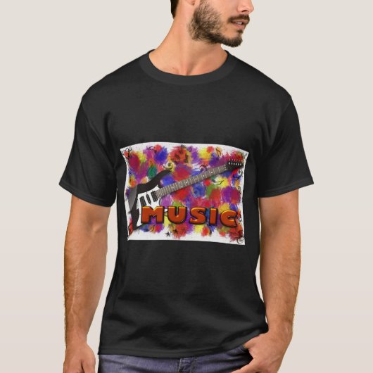エレキギターヴィーベティー Tシャツ (正面)