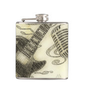 エレキギター及びマイクヴィンテージフラスコ フラスク (正面)