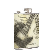 エレキギター及びマイクヴィンテージフラスコ フラスク (右)