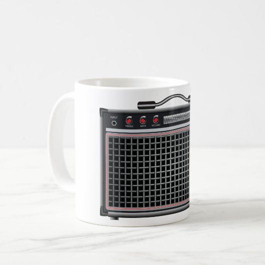 エレキギター増幅器 コーヒーマグカップ (正面左)