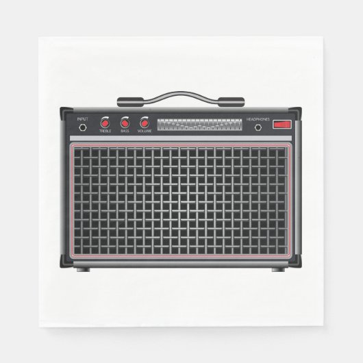 エレキギター増幅器 スタンダードランチョンナプキン (正面)