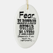 エレキギター奏者を恐れる セラミックオーナメント (右)