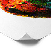 エレキギター抽象芸術 ポスター (角)