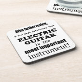 エレキギター最も重要な楽器 コースター (左側)