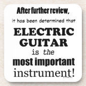 エレキギター最も重要な楽器 コースター (正面)