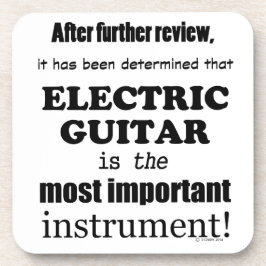 エレキギター最も重要な楽器 コースター