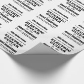 エレキギター最も重要な楽器 ラッピングペーパー (角)