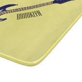 エレキギター漫画イラストレーション カッティングボード (角)