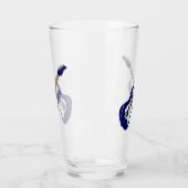 エレキギター漫画イラストレーション タンブラーグラス (左)