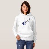 エレキギター漫画イラストレーション パーカ (正面フル)