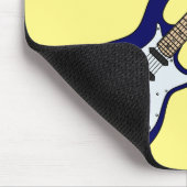 エレキギター漫画イラストレーション マウスパッド (コーナー)