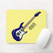エレキギター漫画イラストレーション マウスパッド (マウス)