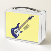 エレキギター漫画イラストレーション メタルランチボックス (裏面)