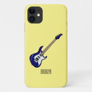 エレキギター漫画イラストレーション iPhone 11 ケース
