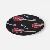 エレキギター紙プレート ペーパープレート (アングル)