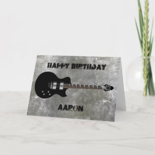 エレキギター誕生日 カード