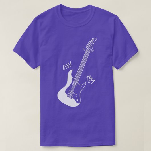 エレキギター4 Tシャツ (デザイン正面)