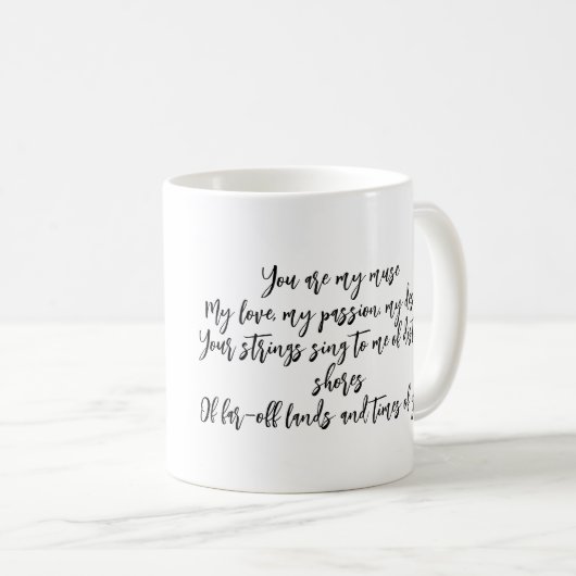 エレキギター90sのはっきりしたスタイル コーヒーマグカップ (正面右)